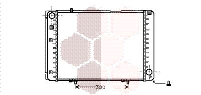 VAN WEZEL Radiaator,mootorijahutus 30002134